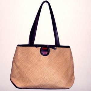 Cole Haan Straw Tote